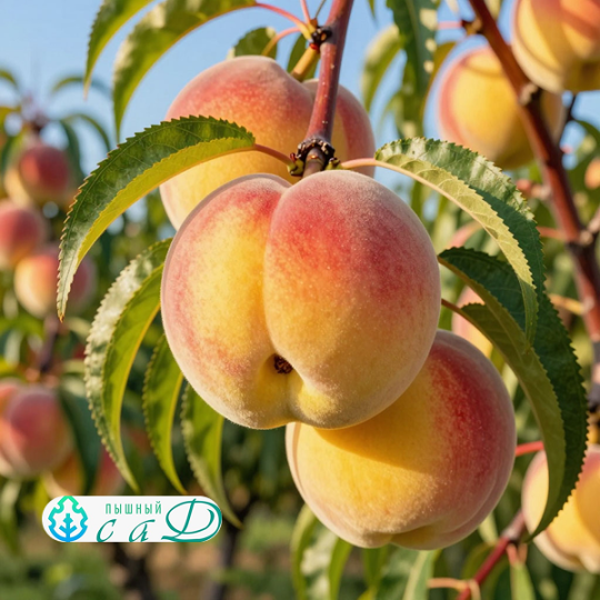 Персик "ЧЕМПИОН"  (срок созревания - июль)